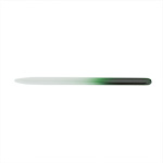 Pilník skleněný oboustranný 14 cm - zelený