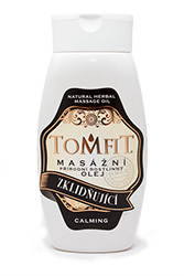 Masážní olej Tomfit Zklidňující - 250 ml
