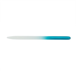 Pilník skleněný oboustranný 14 cm - modrý - 1 ks