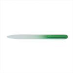 Pilník skleněný oboustranný 9 cm - zelený - 1 ks