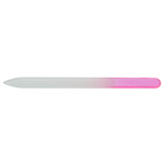 Pilník skleněný oboustranný 14 cm - růžový - 1 ks