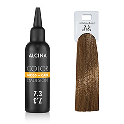 Tónovací emulze - 7.3 Střední blond - zlatá - 100 ml