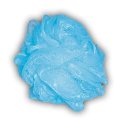 Mycí žínka - barva světle modrá - 1 ks
