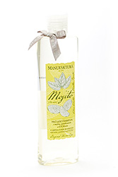 Pečující šampon MOJITO s panthenolem, mátou, obilnými klíčky a vitamínem E - 215 ml