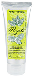Chladivý gel na unavené nohy s výtažky z máty MOJITO - 100 ml