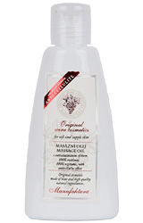 100% rostlinný masážní olej s vinnou révou a anticelulitidním účinkem - 160 ml
