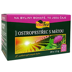 Čaj - Ostropestřec s mátou - 30 g