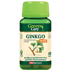 Ginkgo 60 mg - ekonomické balení - 100 tobolek