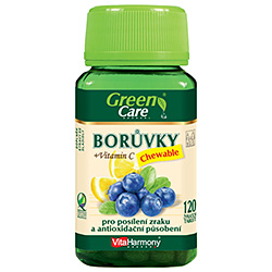 Borůvky s vitaminem C Chewable - 120 tablet