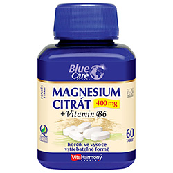 Magnesium citrát + Vitamin B6 - 60 tobolek