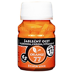 Orange 77 - Jablečný ocet + Vláknina + Vitamin C + Chróm - 65 tablet