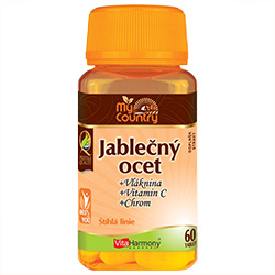 My Country - Jablečný ocet + vláknina + chrom + vitamin C - 60 tablet
