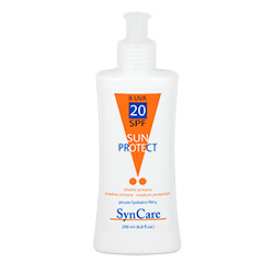 SUN PROTECT SPF 20, UVA 8 - fyzikální filtr - 200 ml