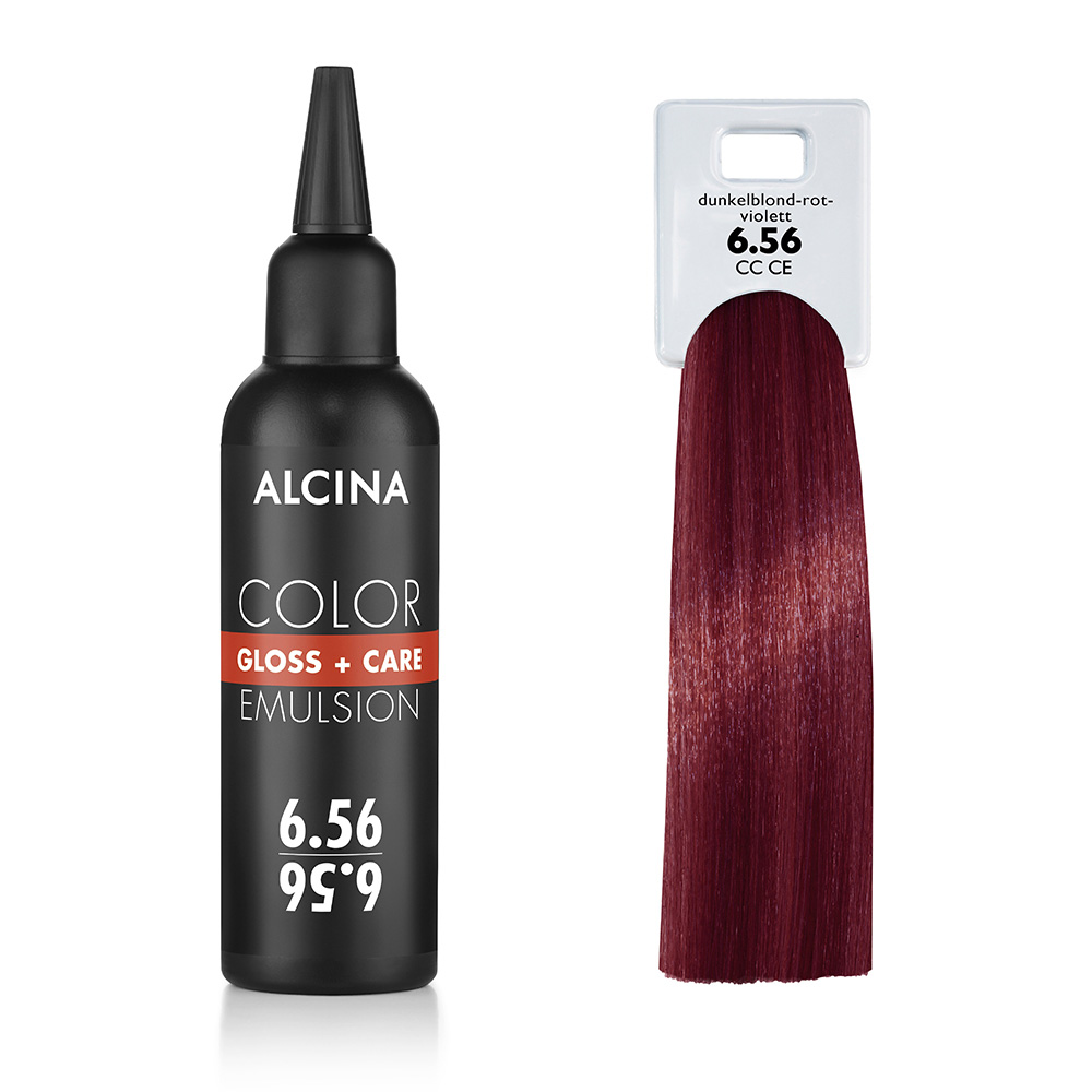 Alcina Tónovací emulze - 6.56 Tmavá blond - červená - fialová