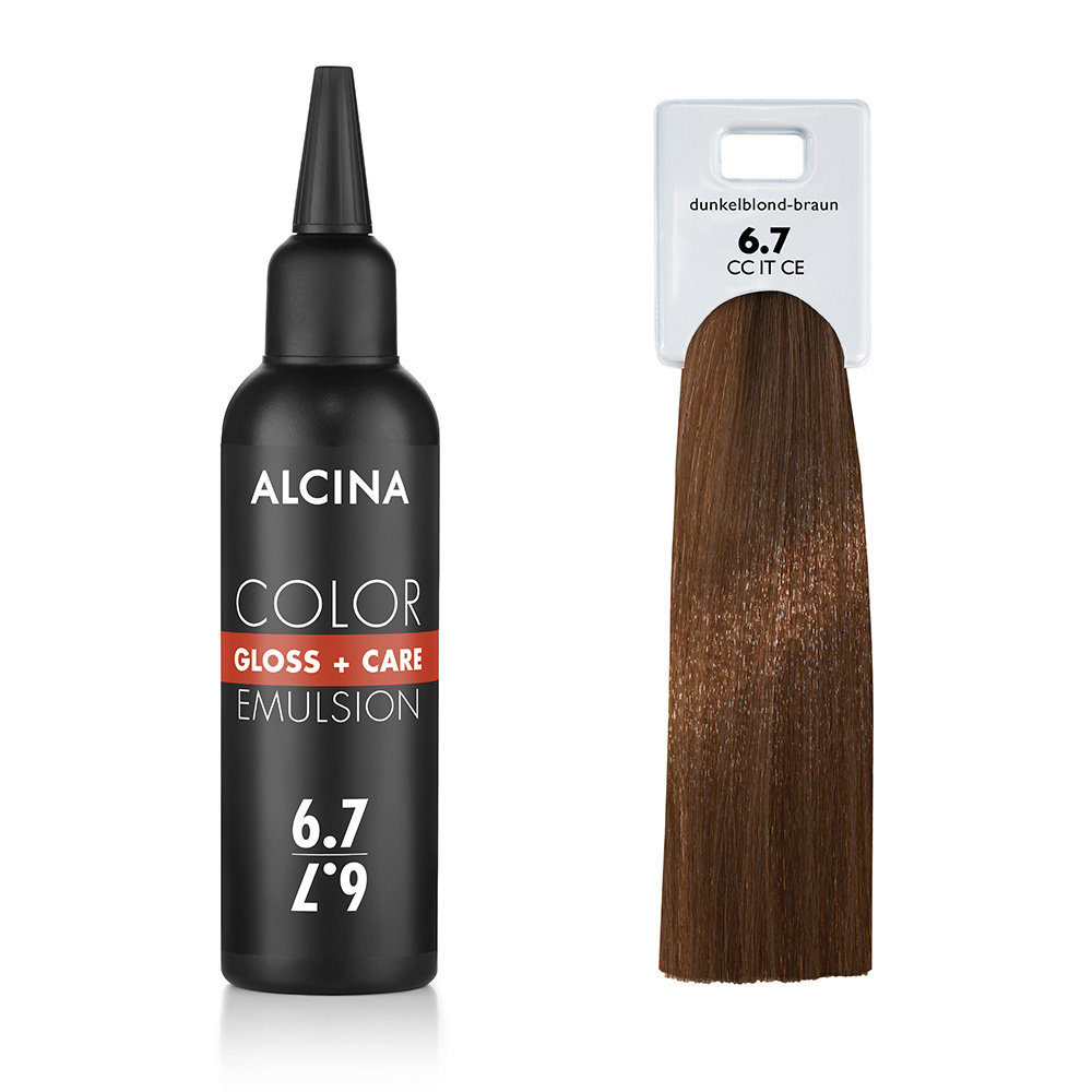 Alcina Tónovací emulze - 6.7 Tmavá blond - hnědá