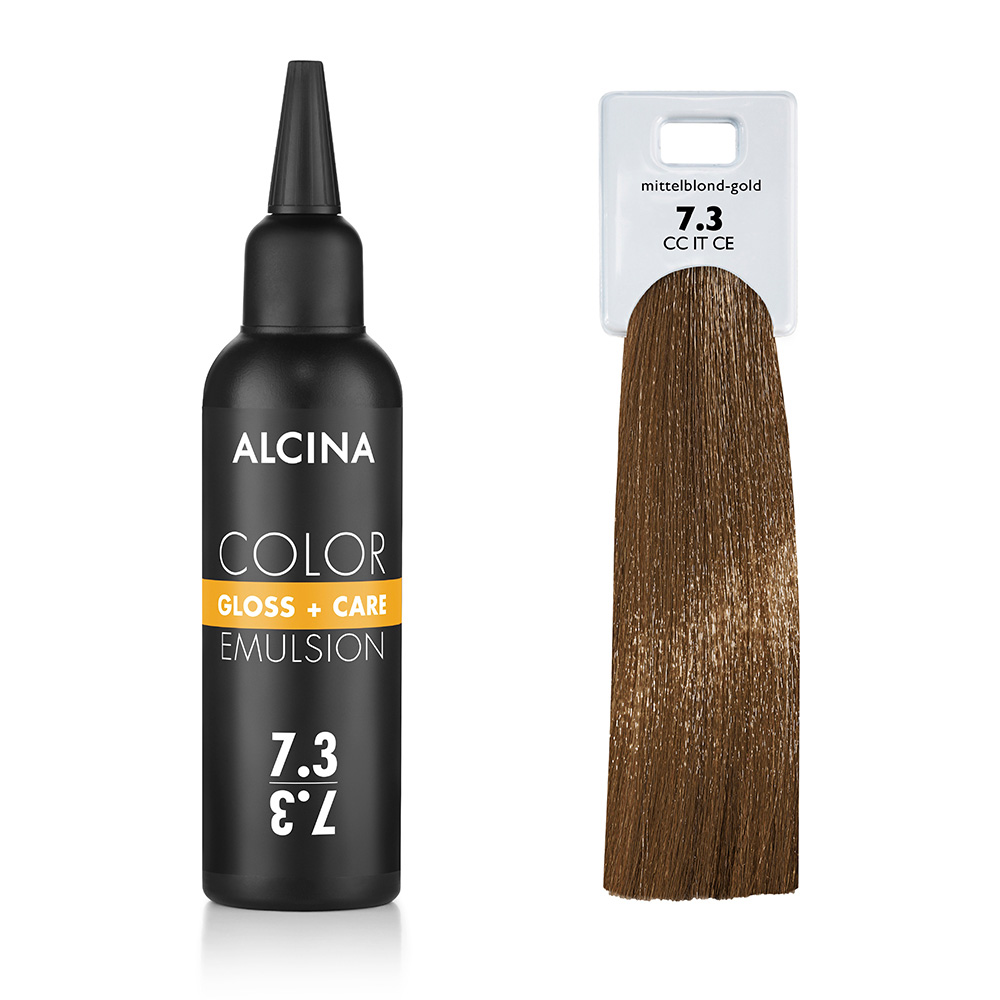 Alcina Tónovací emulze - 7.3 Střední blond - zlatá