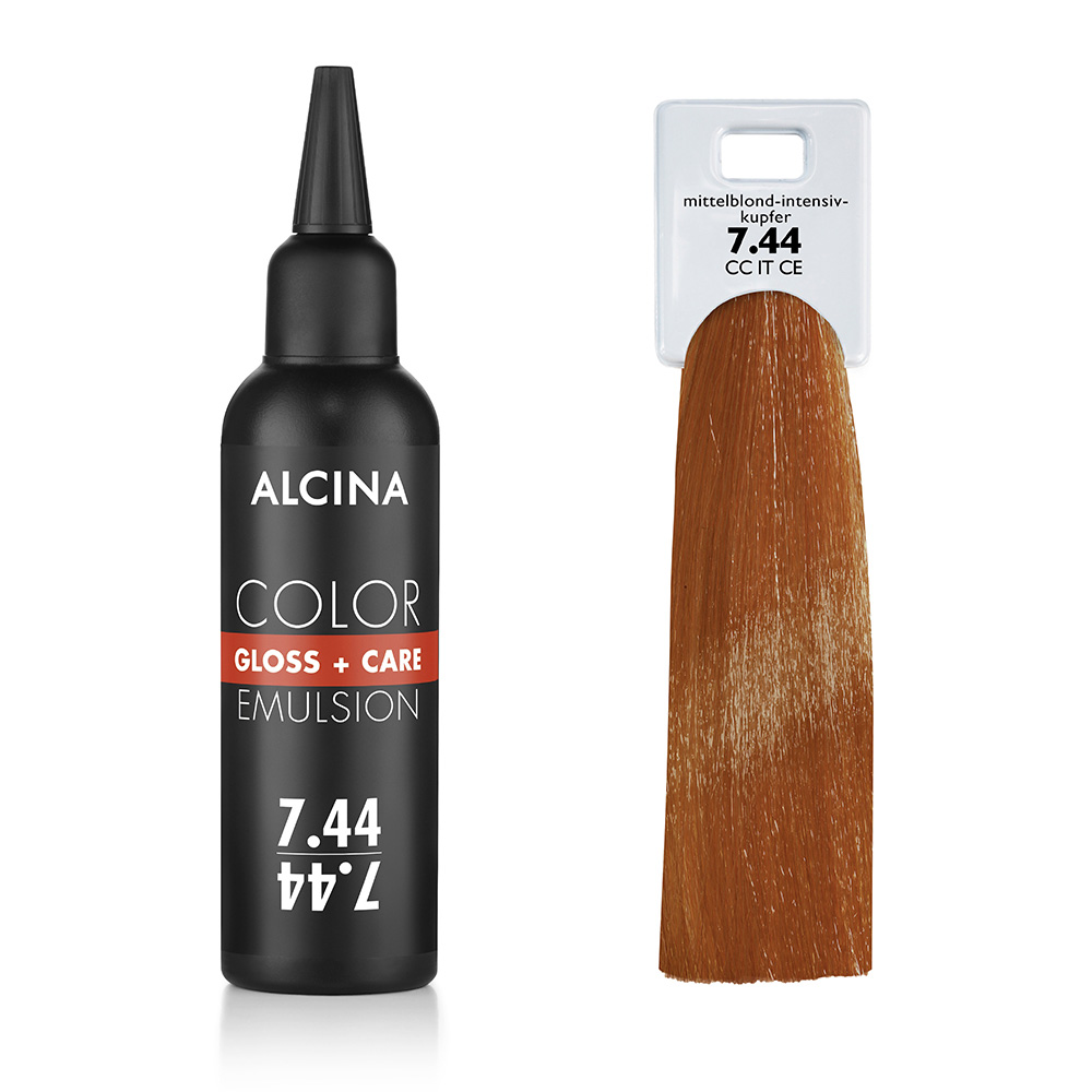 Alcina Tónovací emulze - 7.44 Střední blond - intenzivní měděná