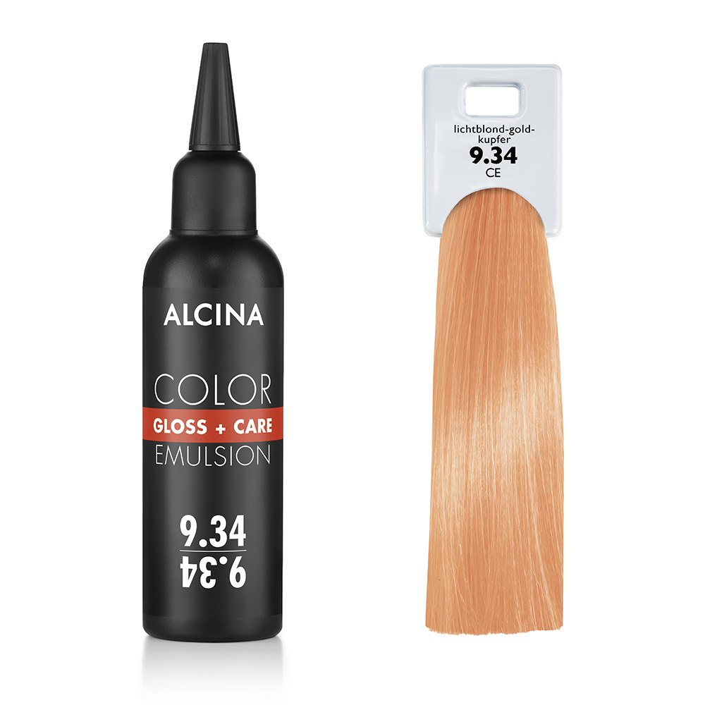 Alcina Tónovací emulze - 9.34 Jasná blond - zlatá - měděná