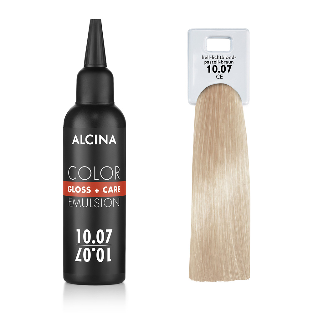 Alcina Tónovací emulze - 10.07 Jasná blond - pastelová hnědá