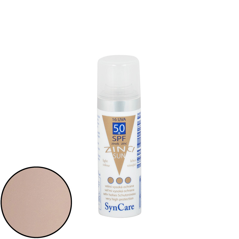 Syncare ZINCI SUN SPF 50+ lehce tónující