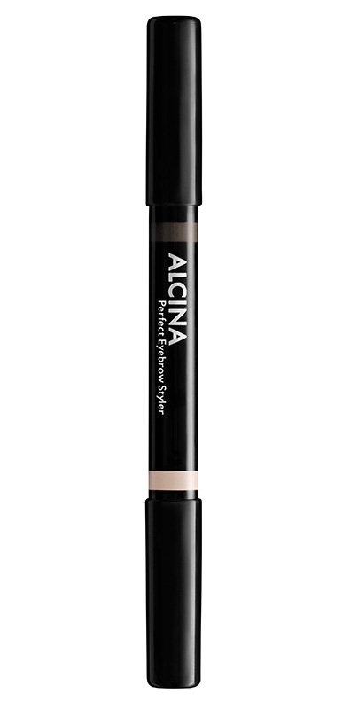 Alcina Oboustranná tužka na obočí - Perfect Eyebrow Styler - 020 Dark