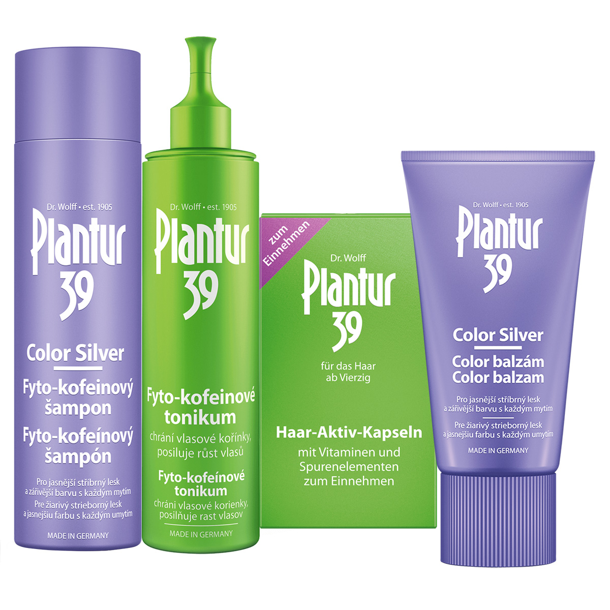 Plantur39 Set kosmetiky Color Silver Plantur39