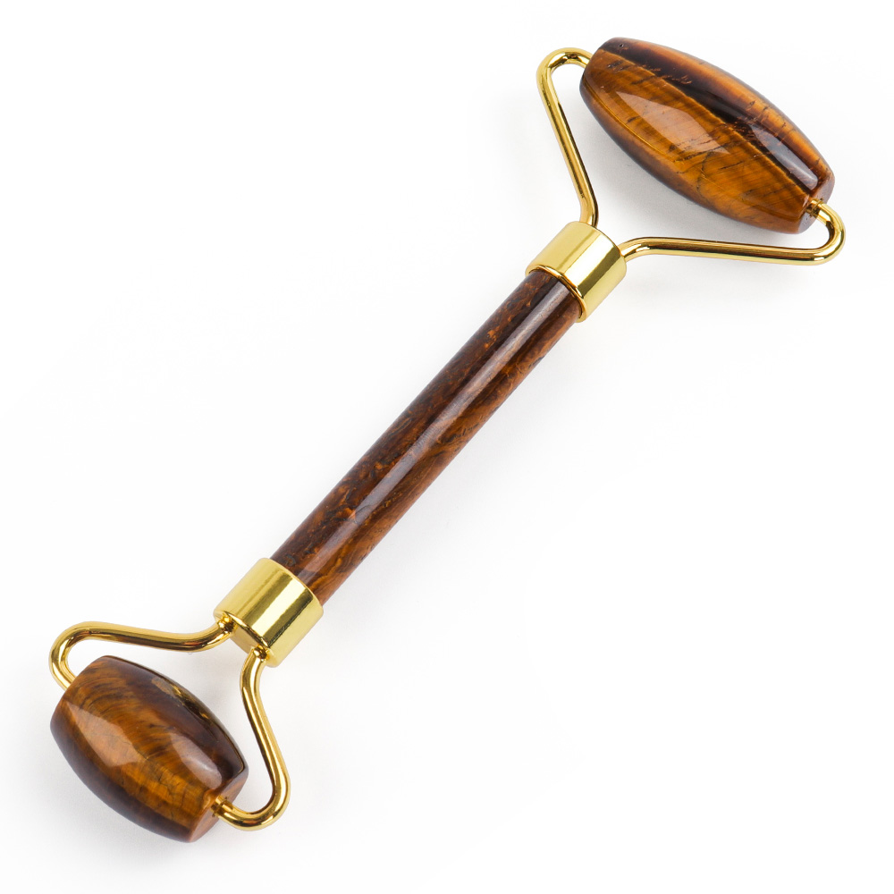 Natural Tiger Eye Jade Roller masážní váleček na obličej